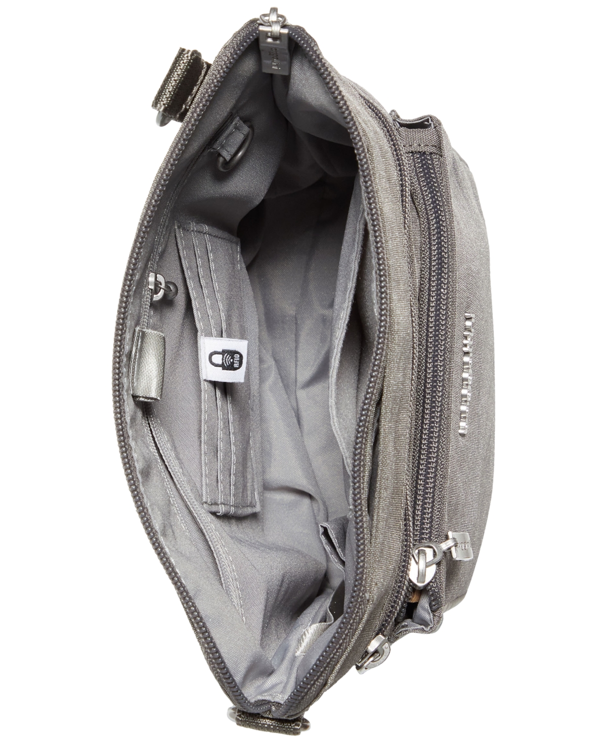 Baggallini Modern Pocket Adjustable Strap Crossbody Bag In Gray