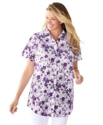 Women's Within Short Sleeve Shirt.