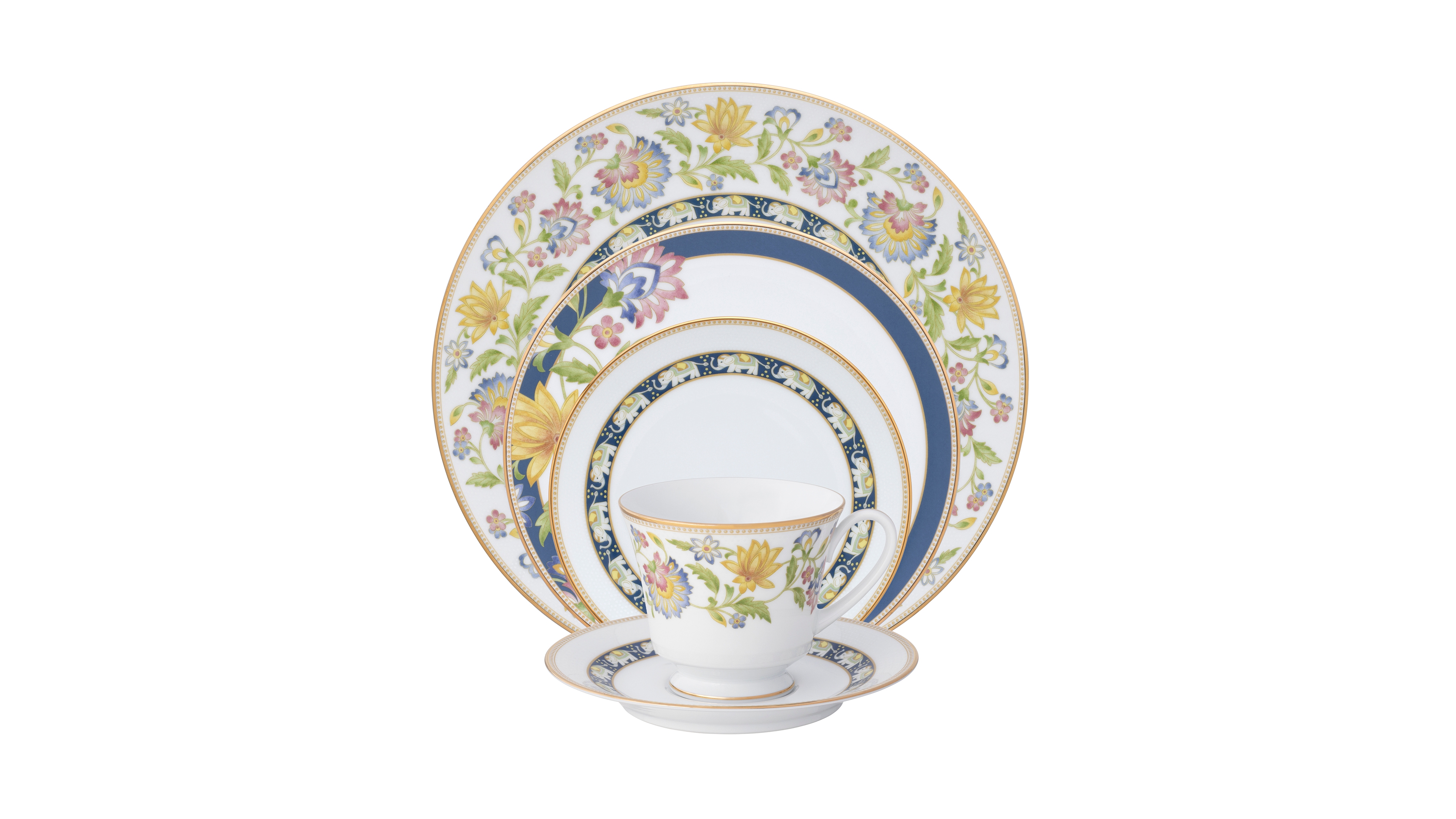 Noritake Tusker Garden 5-Pc. Place Setting, Service For 1