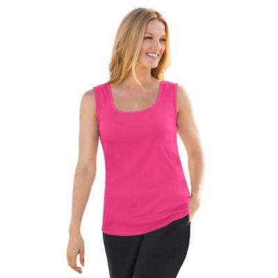 Plus Size Rib Knit Tank