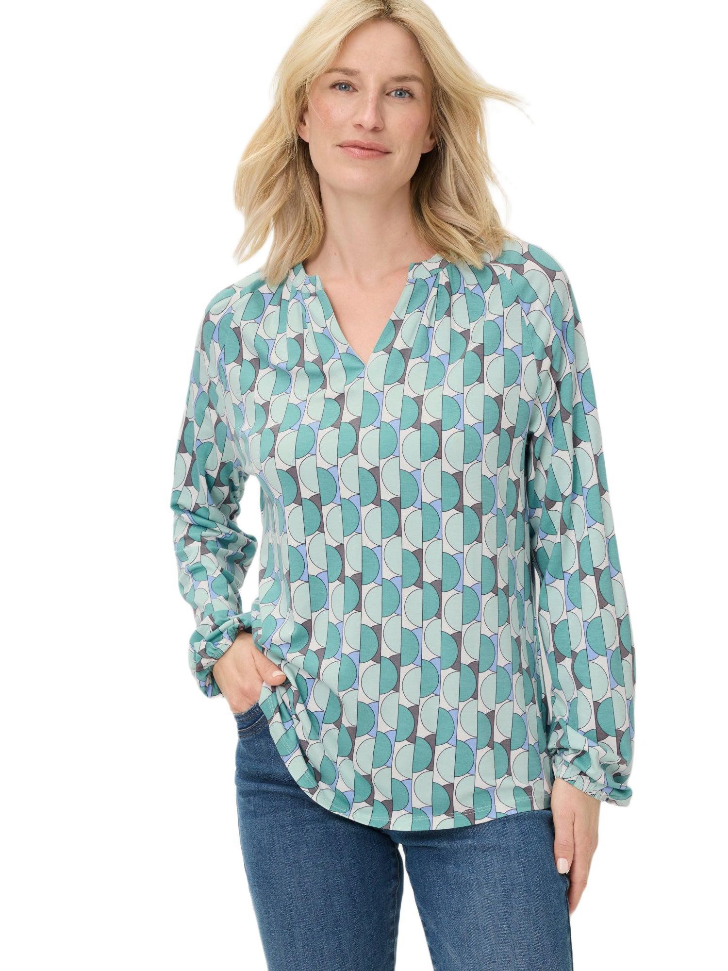 Women's Tops & Tees Geo Tunic T-Shirt