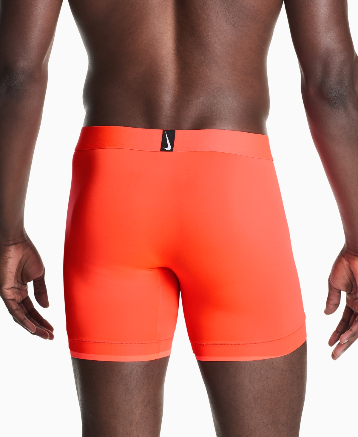 Nike Men's Dri-fit Essential Micro Boxer Briefs In Orange