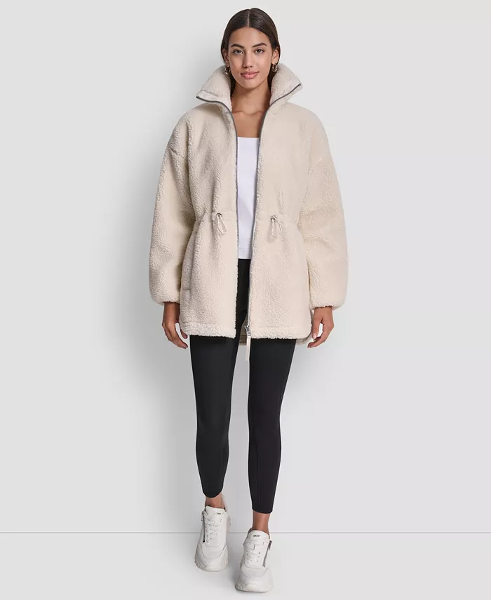 Women's Sherpa Mock Neck Jacket - thumbnail 2