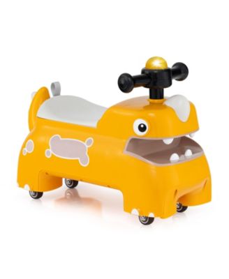 GIVIMO Giant Soccer-Themed Inflatable Water Slide with 735W Blower