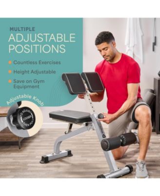 SculptTrainer Roman Chair – Adjustable Hyperextension Bench for Core, Back & Ab Workouts – Foldable Home Gym Equipment