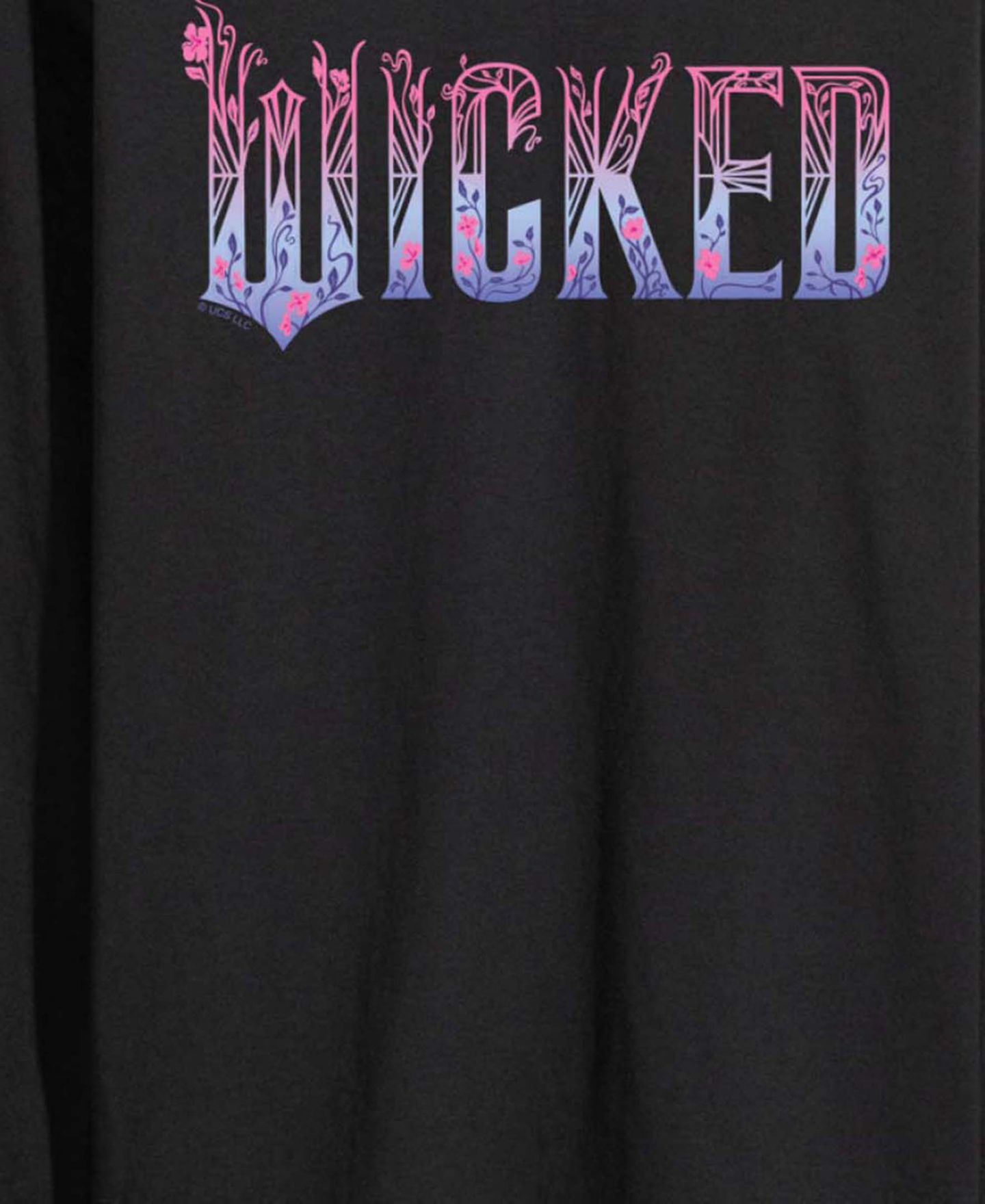 Мужская футболка AIRWAVES Wicked Part 2 Ombre Logo Graphic Printed Long-Sleeve, цвет: Чёрный — фото 3