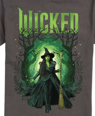 Men's Wicked Part 2 Elphaba Forest Graphic Print Short-Sleeve T-Shirt