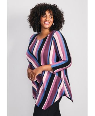 Women's Kaya Asymmetrical Hacci Top