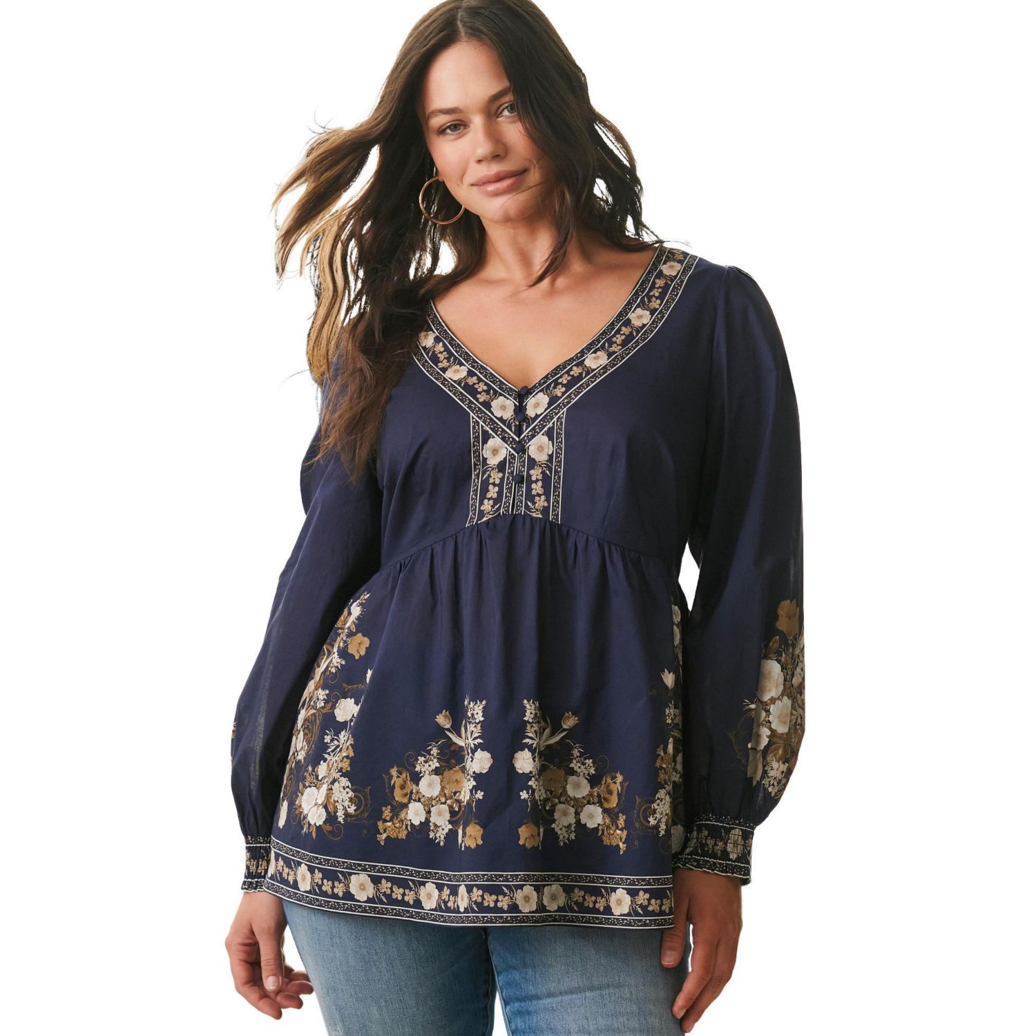 Women's Plus Size Ethereal Escape Top
