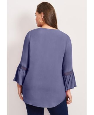 Women's Lace Trim Tunic