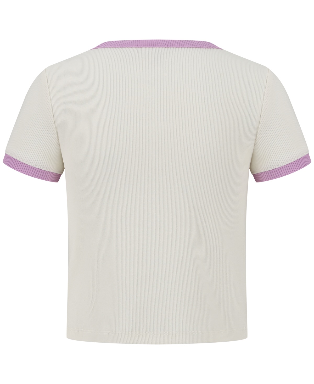 Roxy Girls 7-16 Paradise Ringer Short-sleeve T-shirt In Gray