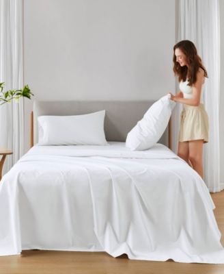 Super 144-Thread Count Cotton 3-Pc. Sheet Set, Twin XL