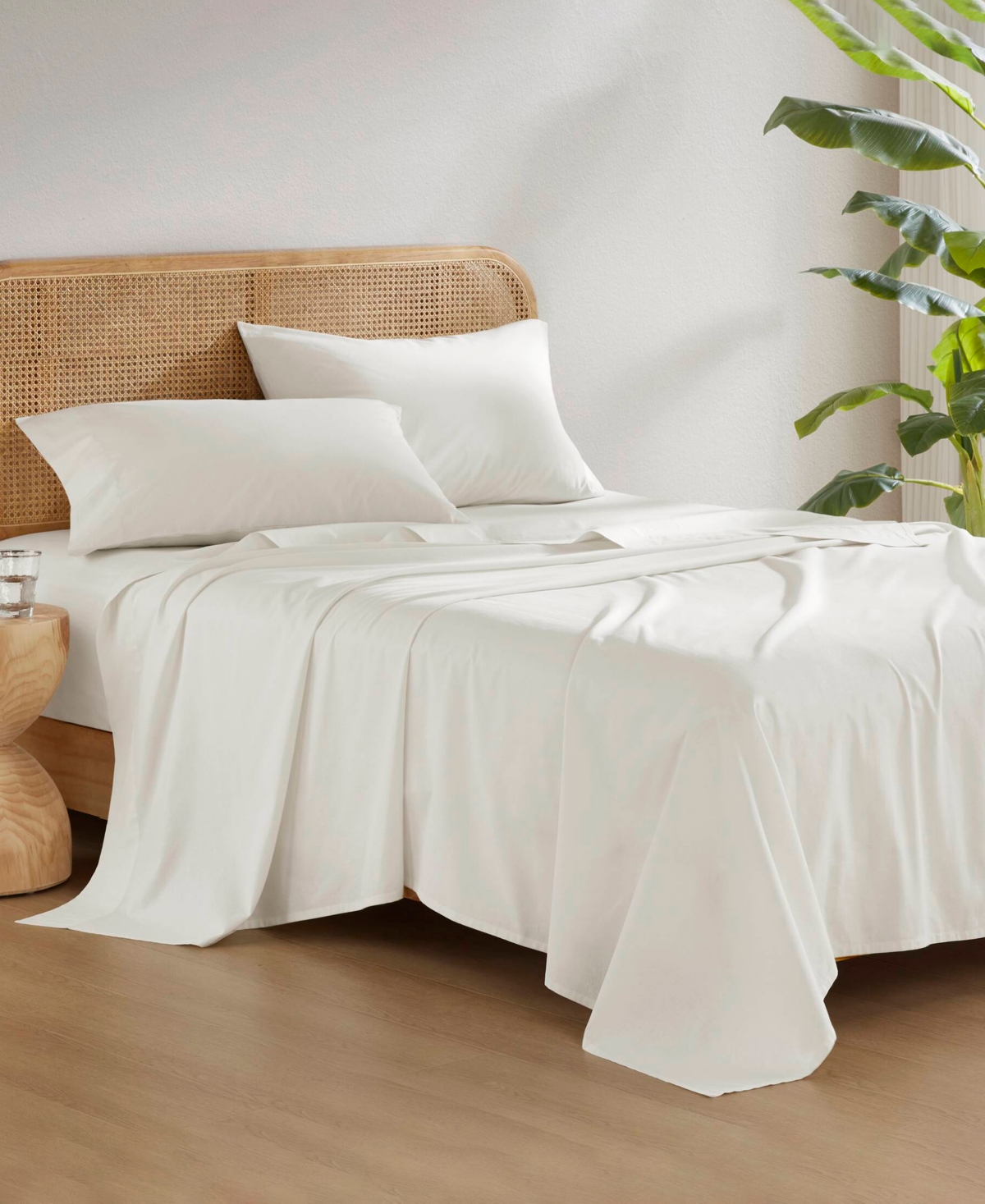 510 Design Super 144-thread Count Cotton 3-pc. Sheet Set, Twin In White