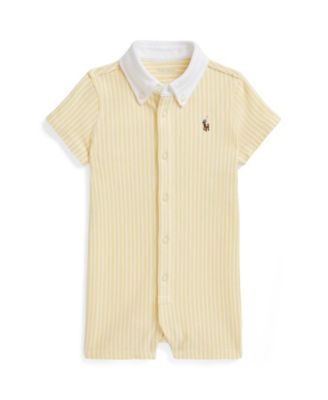 Baby Boys' Striped Oxford Shortall