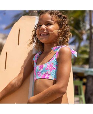 Big Girls Tropical Glow Recycled Crop Bikini