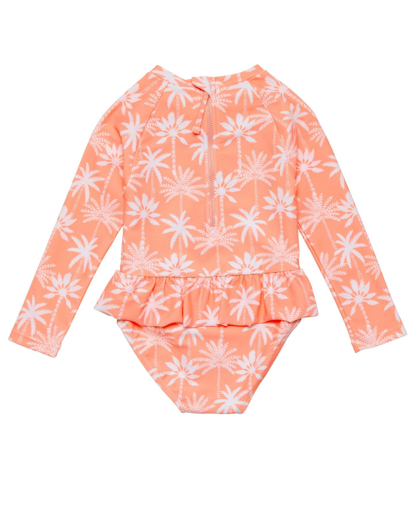 Юбка Snapper Rock Cali Palms Recycled Skirt Surf Suit для девочек, цвет: Оранжевый — фото 3