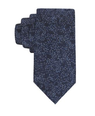 Men's Jean Floral Pattern Tie