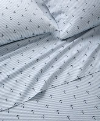 550 Thread Count Printed Cotton 3-Pc. Sheet Set, Twin