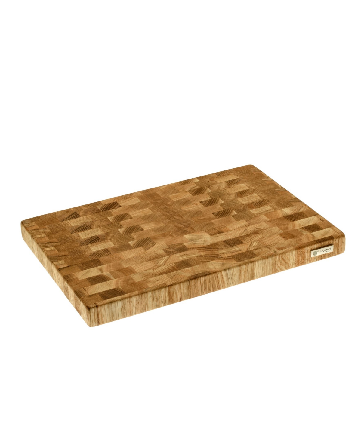 Legnoart Butcher Block Chopping Oak End Grain Board, 20" X 1.5" In Brown