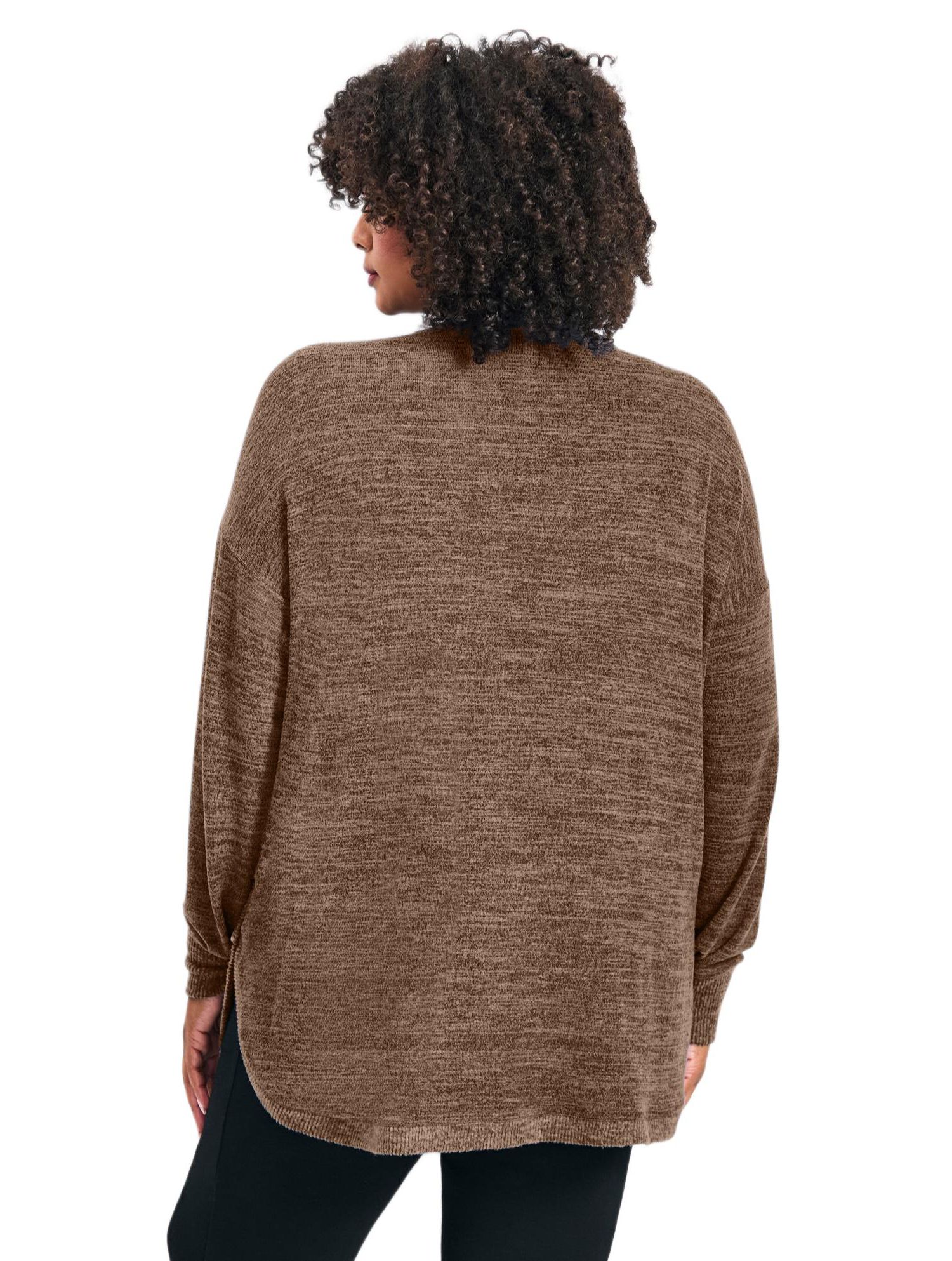 Women's Bec Button Detail Hacci Top