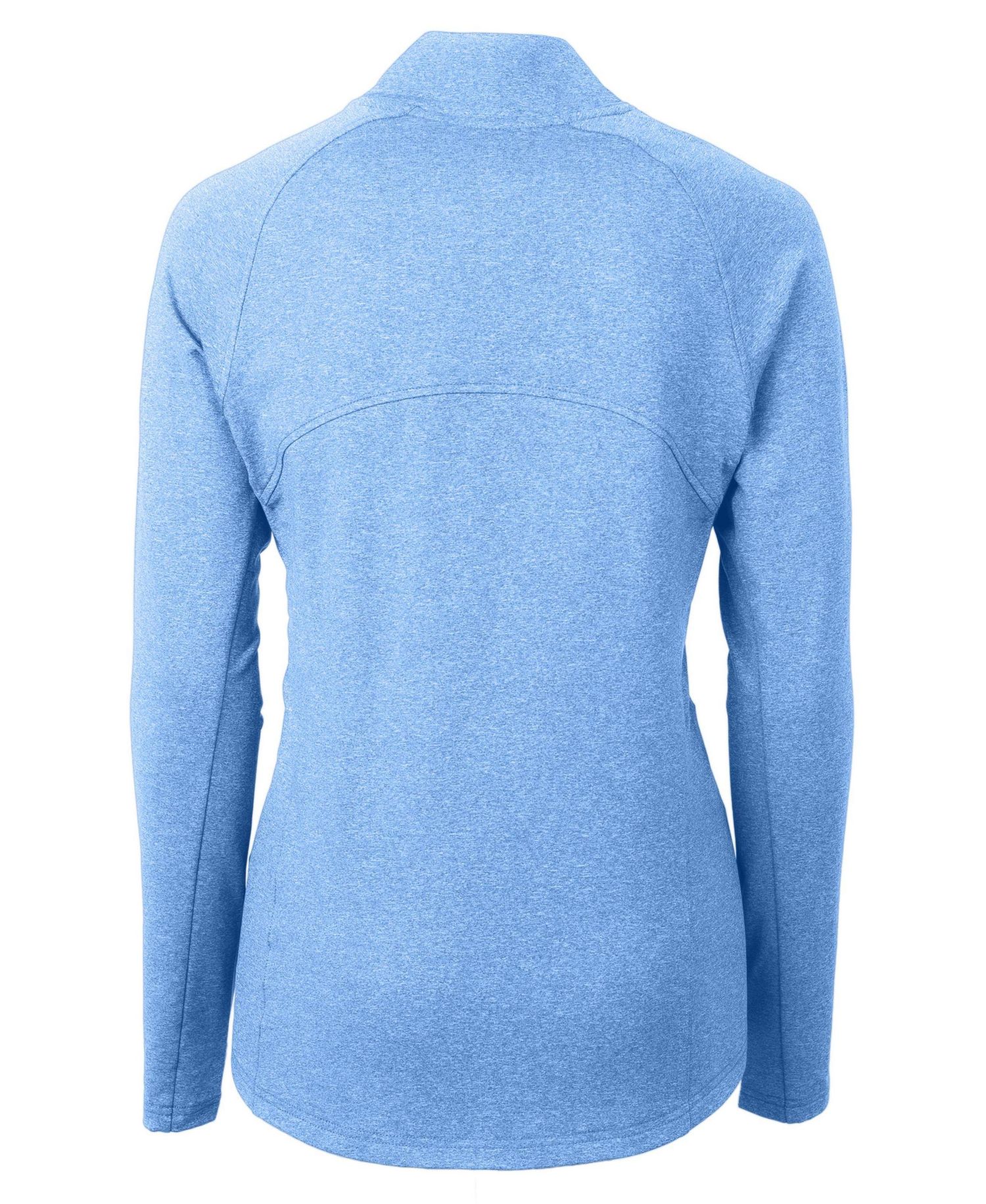 Women's Cutter and Buck Adapt Knit Heather Long Sleeve Full Zip