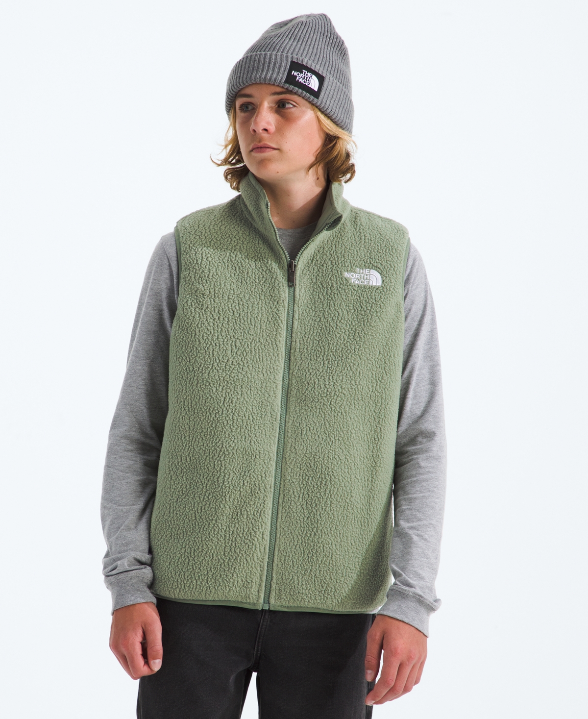 The North Face Boys 6-16 Reversible Shasta Vest Zipper Jacket