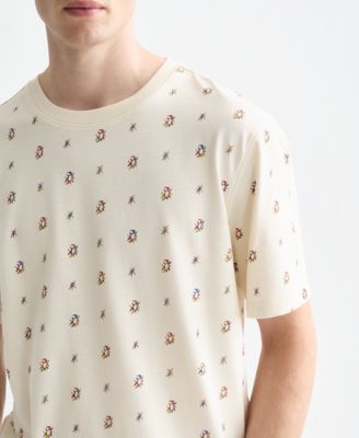 Men's Micro-Printed T-Shirt