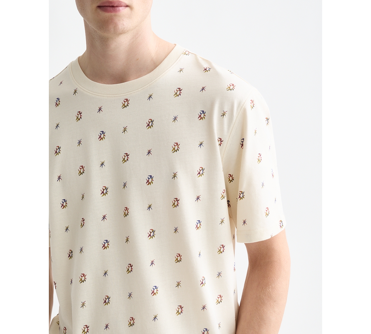 Scotch & Soda Men's Micro-Printed T-Shirt