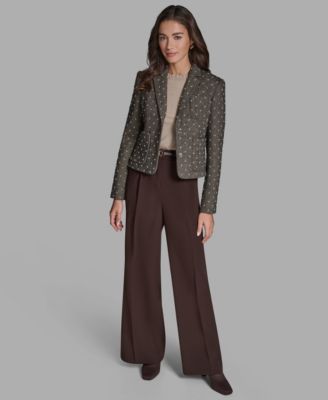 Women's Novelty Two-Button Long-Sleeve Jacket