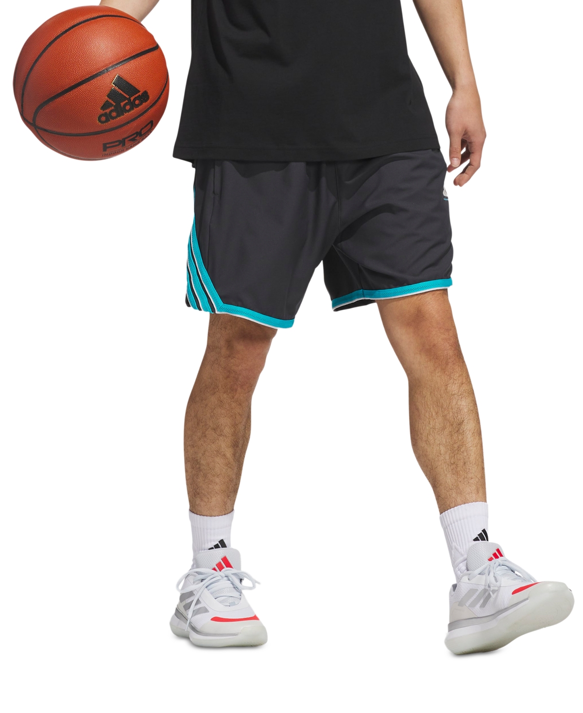 adidas Men's 3-Stripes Logo Shorts