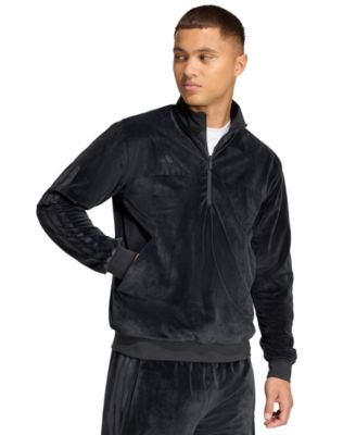 Men's House of Tiro Velour Half-Zip Track Jacket
