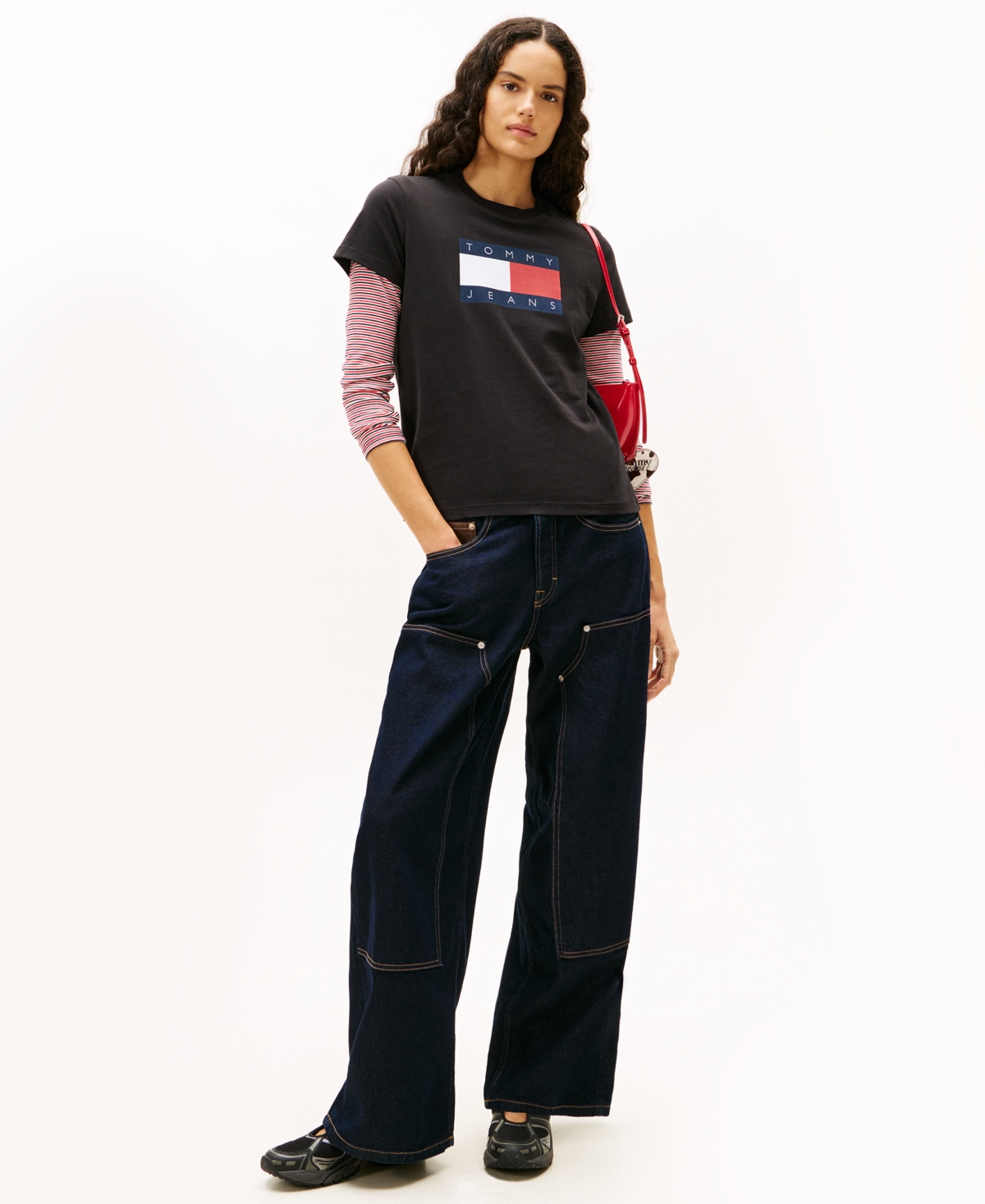 Tommy Jeans Women's Flag Logo T-Shirt