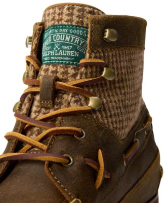 Men's Round-Toe Lace-Up Boots