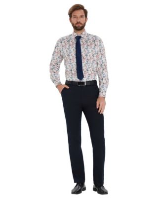 Men's Garden Floral Printed Dress Shirt, Macy's Exclusive