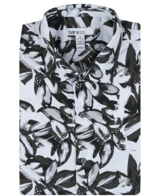 Men's Leo Botanical Printed Long-Sleeve Dress Shirt, Macy's Exclusive
