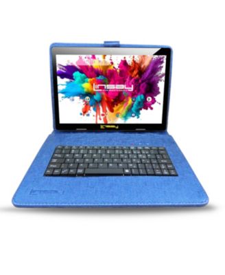 New 10.1" Tablet Octa Core 128GB Premium Business Bundle with Deluxe Keyboard Case, Briefcase and Pen Stylus Newest Android 15