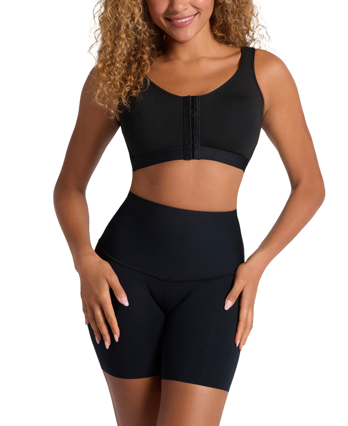 Leonisa Women's Moderate Compression High-Waisted Shaper Slip Shorts 012925