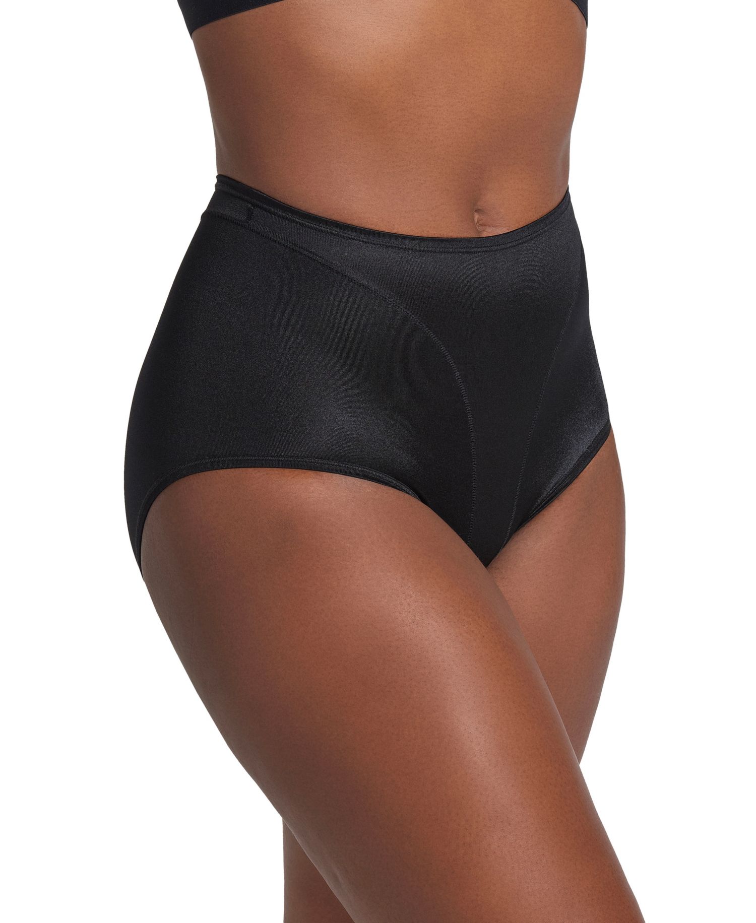 Women's Light Tummy-Control Hi Cut Thong-Silhouette Panty 01214