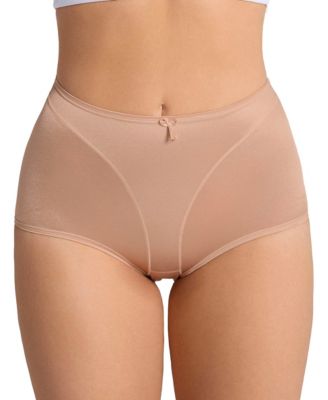 Women's  Light Tummy-Control Hi Cut Thong-Silhouette Panty 01214
