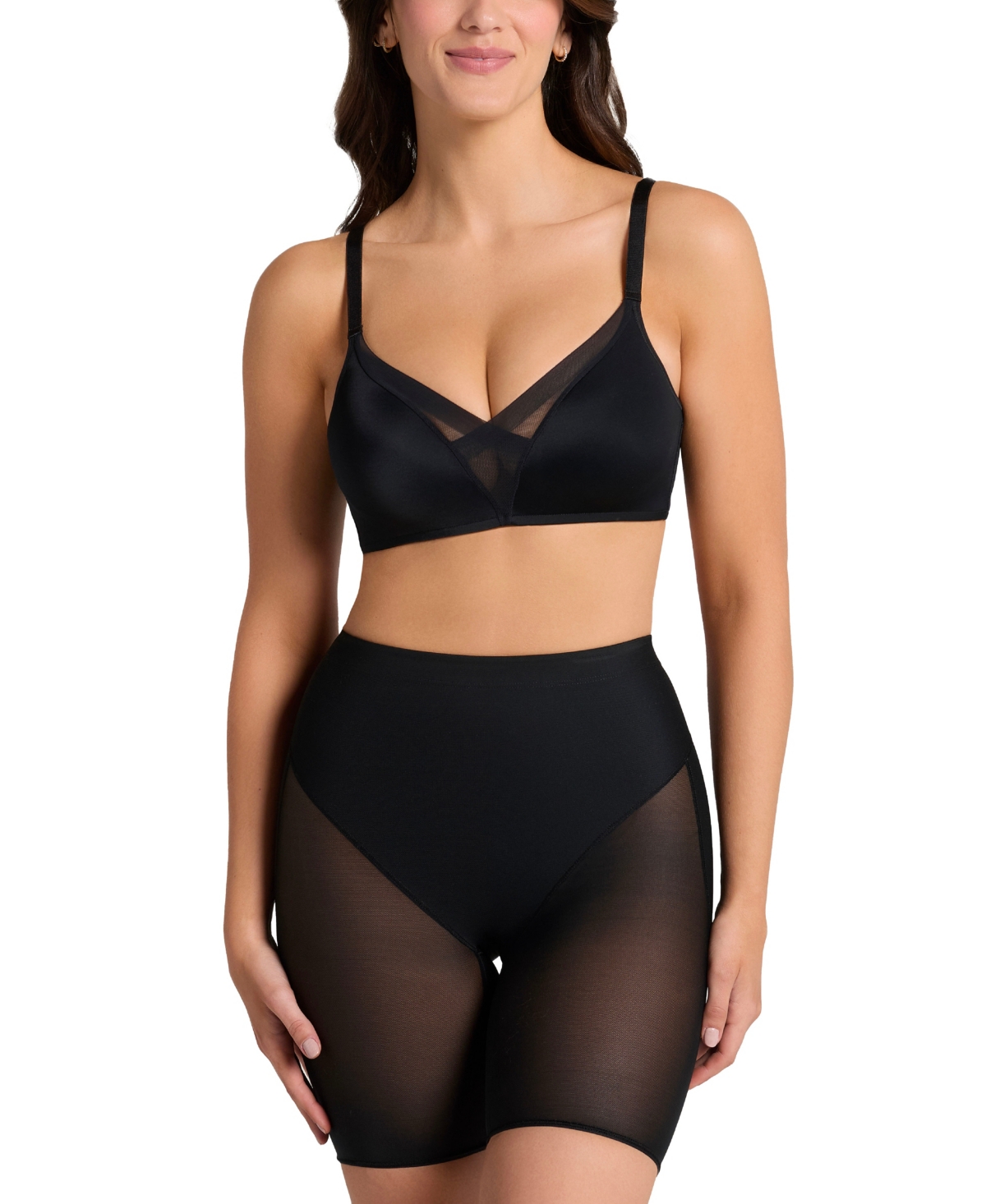 Leonisa Women's Firm Compression Butt Lifter Shaper Shorts