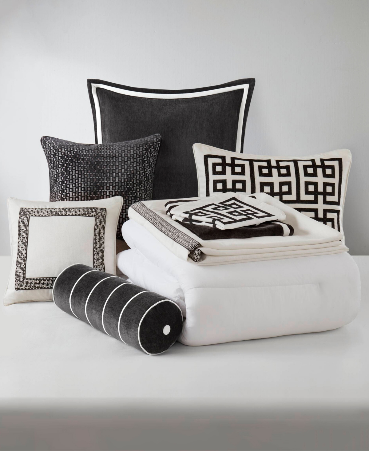 Madison Park Signature Jarvis Embroidery Oversized Duvet Style 9-Pc. Comforter Set, King