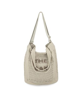 Lanie Crochet Medium Tote Bag