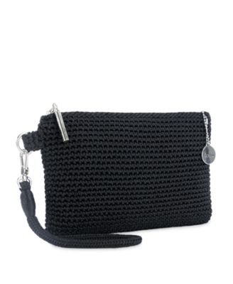 Vita Leather Zip Top Wristlet