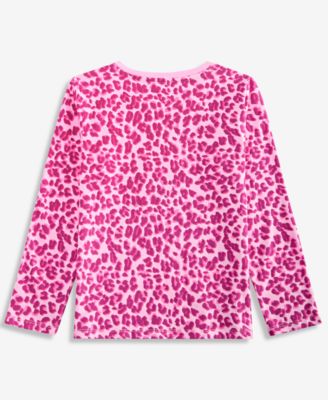 Girls 5-20 Long-Sleeve Leopard-Print T-Shirt, Macy's Exclusive
