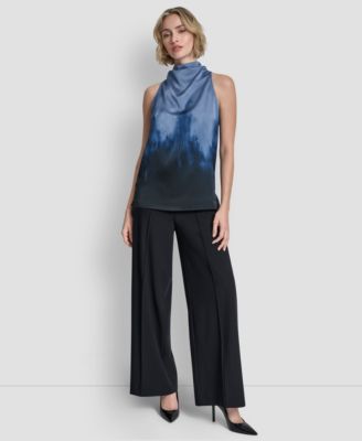 Women's Sleeveless Cowl Neck Top