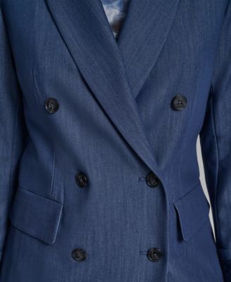 Women's Double Breasted Notch Collar Jacket