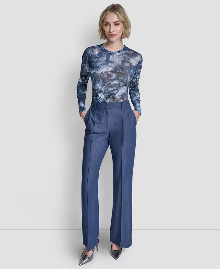 Women's Pintuck Fit and Flare Pants - thumbnail 5