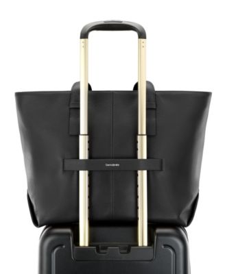 19" Mobile Solution 2 Leather Tote Bag