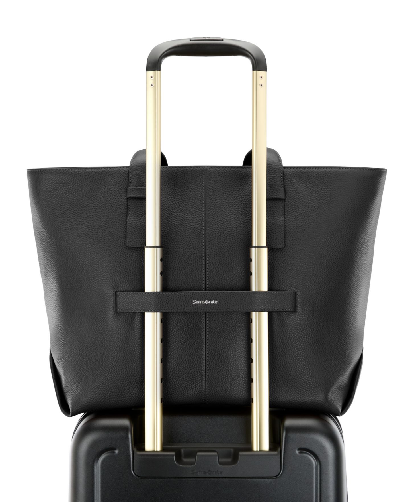 Женская сумка Samsonite 19" Mobile Solution 2 Leather, цвет: Чёрный — фото 6