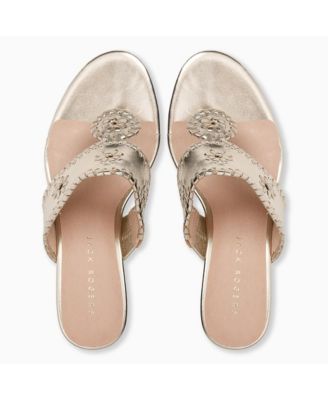 Jacks Rogers High Wedge Women's Sandal with Open Toe and Ankle Strap